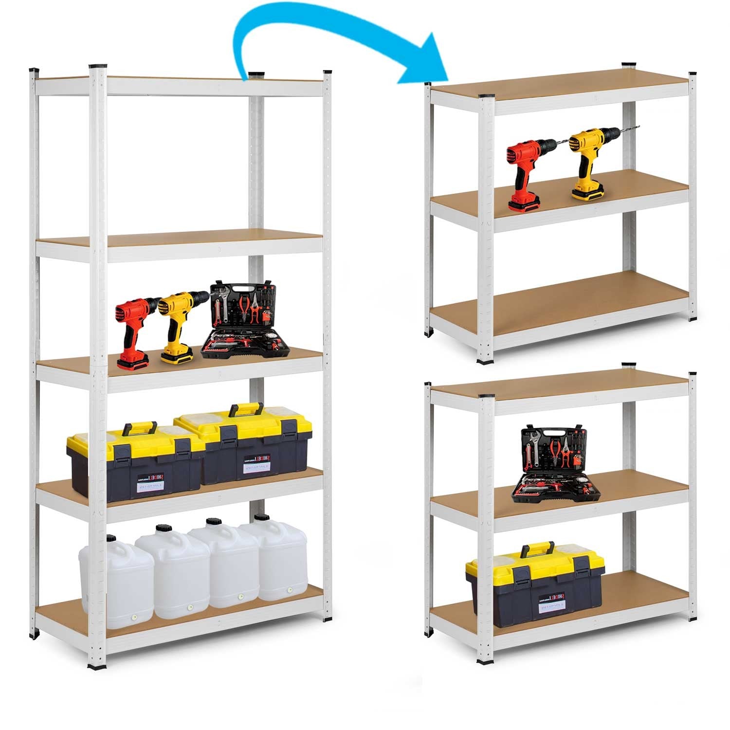 Metalinė sandėlio lentelė 180 x 90 x 40 Humberg 4847