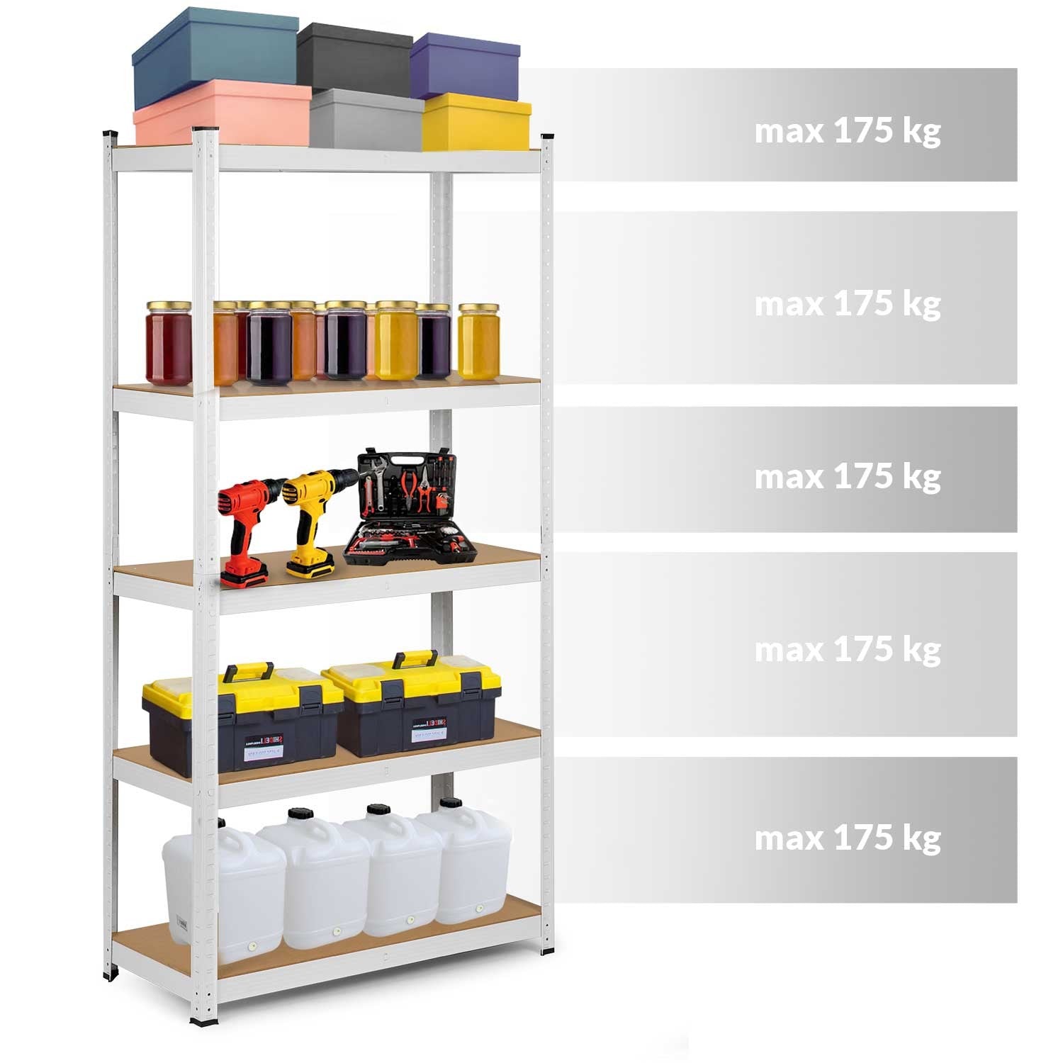 Metalinė sandėlio lentelė 180 x 90 x 40 Humberg 4847