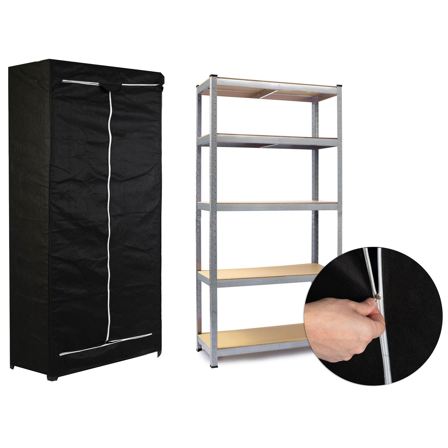 180 x 90 x 40 cm metalinė sandėlio lentelė Humberg HR-812 + dangtelis nemokamai