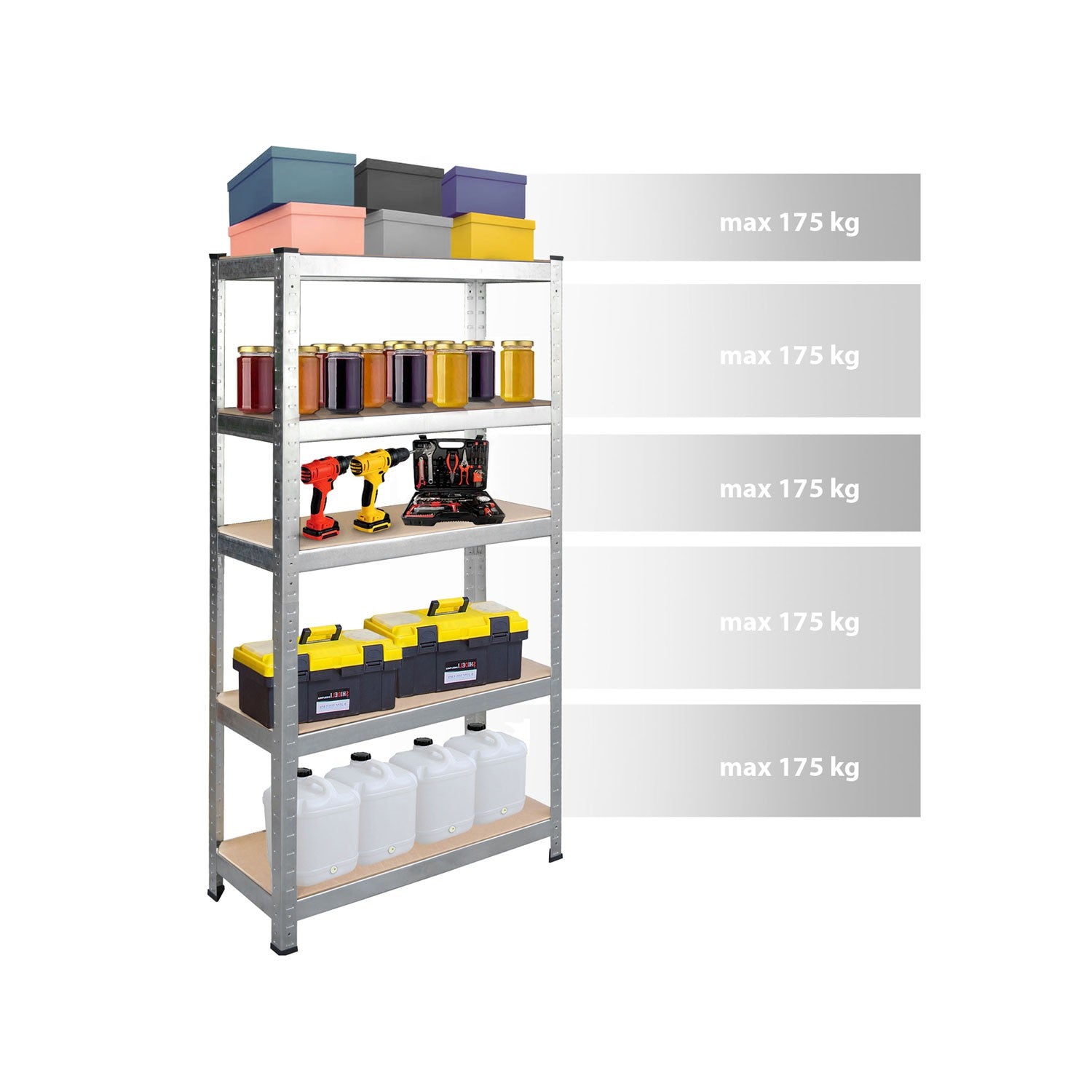 180 x 90 x 40 cm metalinė sandėlio lentelė Humberg HR-812 + dangtelis nemokamai