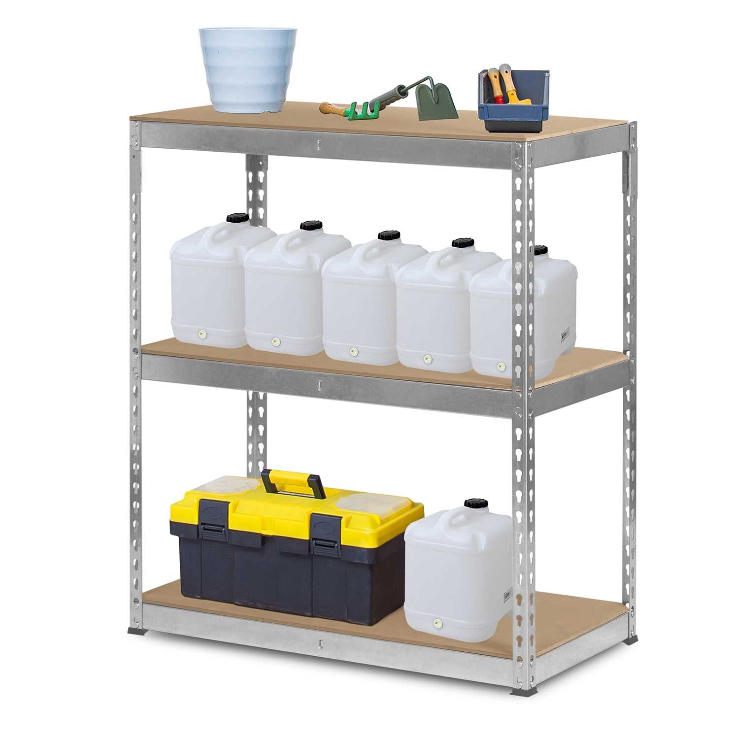 Metalinė sandėlio lentelė 183 x 90 x 45 cm Humberg HR-700 sidabro