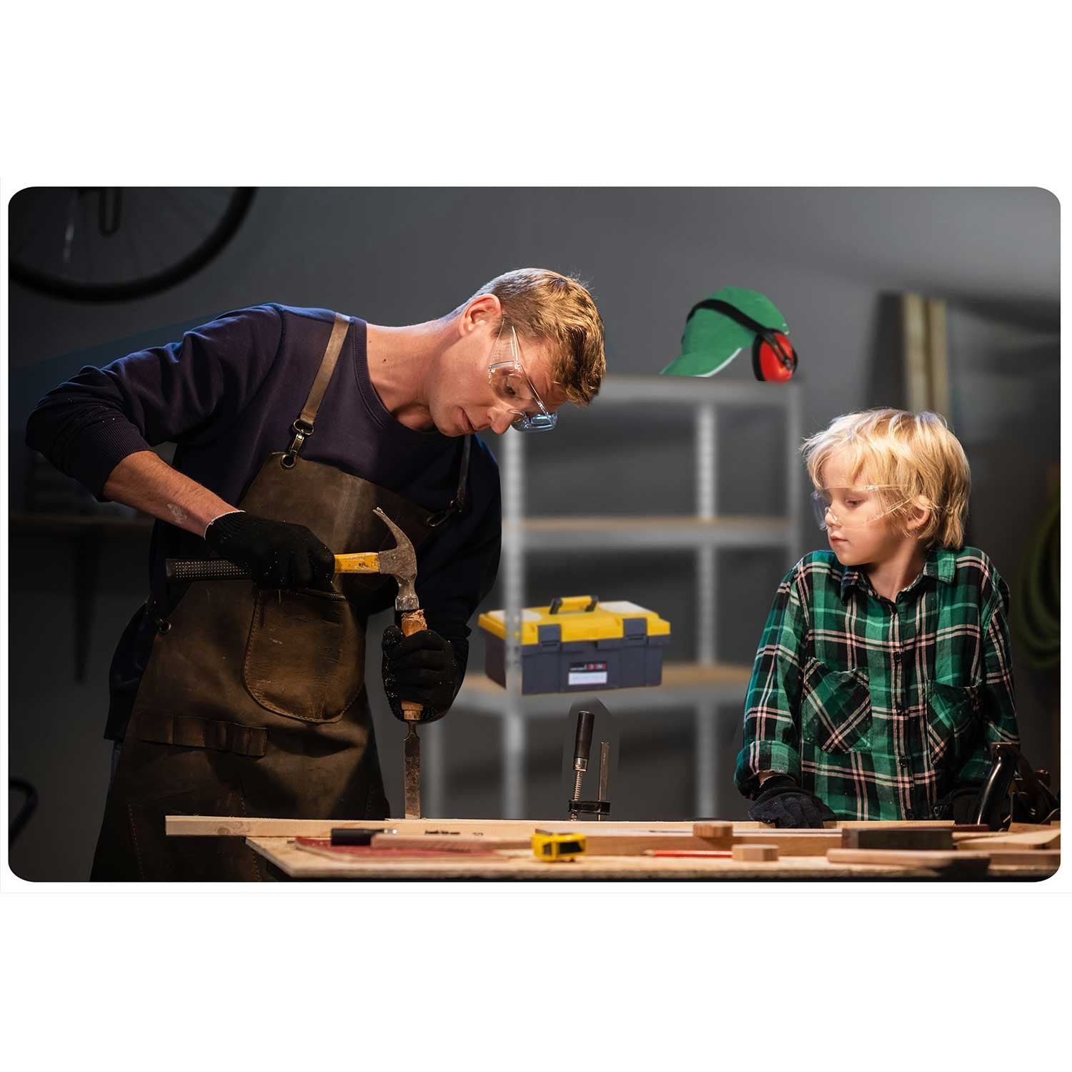 Metalinė sandėlio lentelė 183 x 90 x 45 cm Humberg HR-700 sidabro