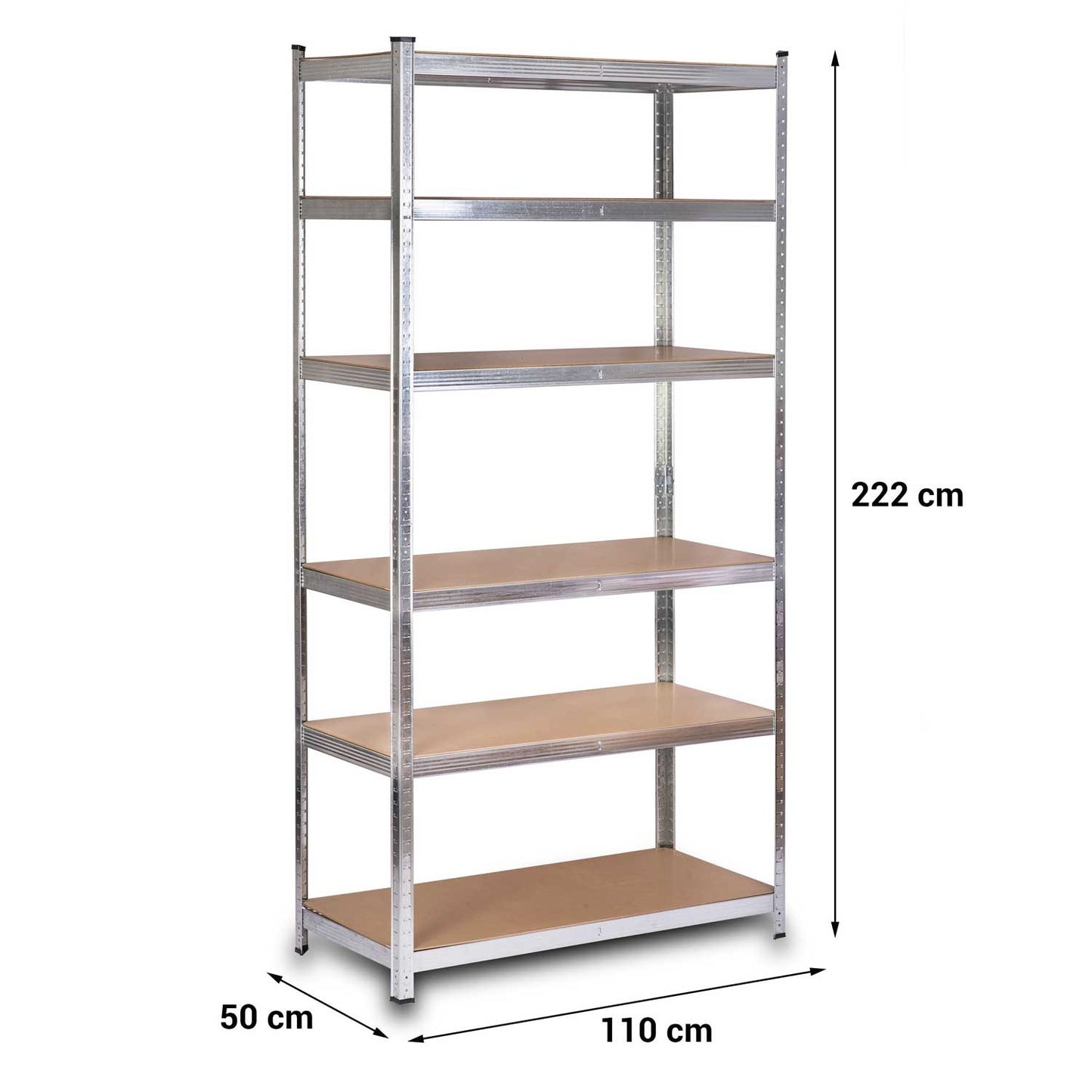 222 x 110 x 50 cm metalinė sandėlio lentelė Humberg HR-815