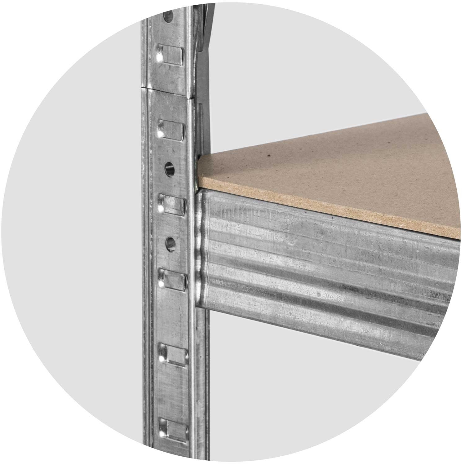 Metalinė sandėlio lentelė, komplektas, 2 vienetai 174 x 80 x 40 cm Plonos PL-701