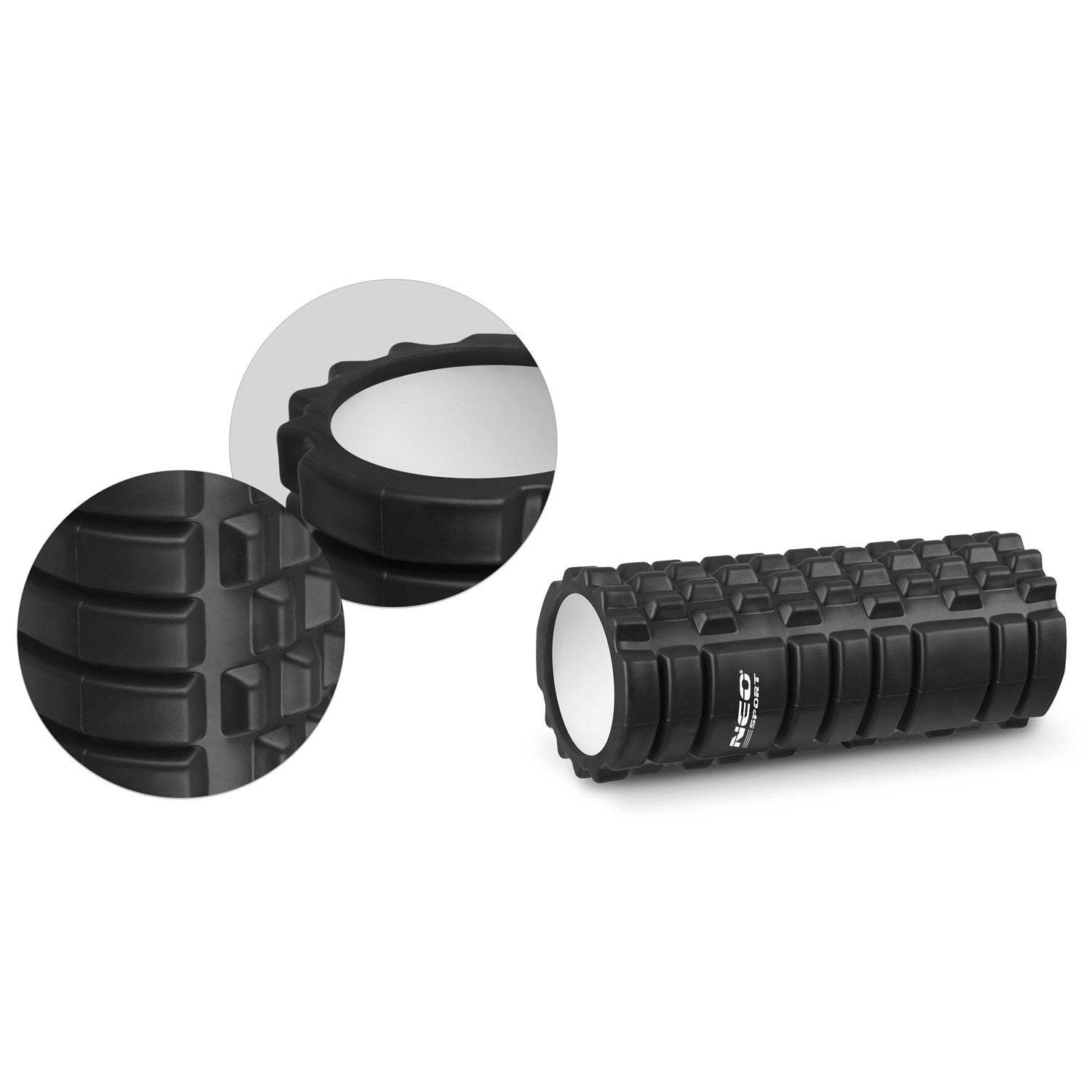 33x14 cm NS-953 treniruoklių ritinėlis, juodas