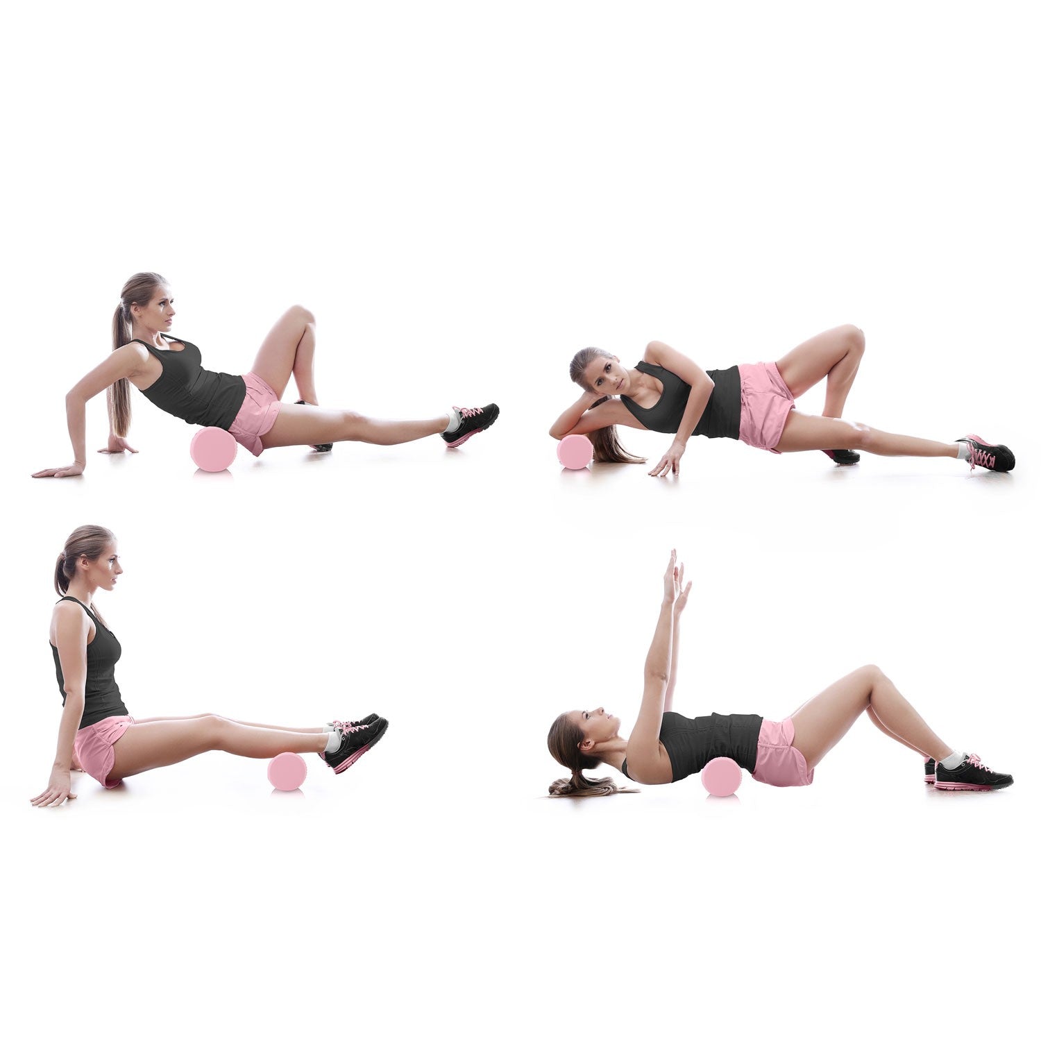 EVA NS-963 rožinis pratimų ritinio ritinys