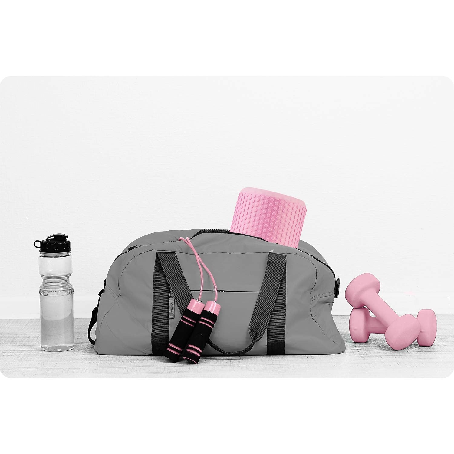 EVA NS-963 rožinis pratimų ritinio ritinys