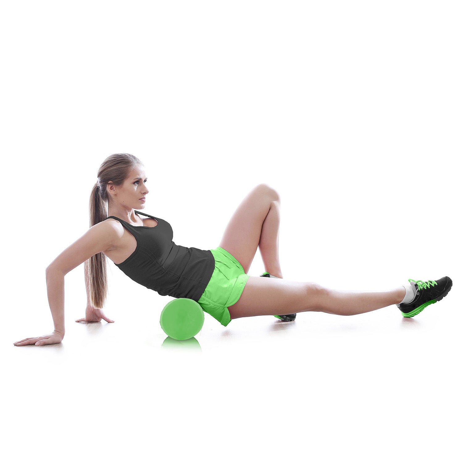 EVA NS-963 žalios spalvos treniruočių ritinių ritinėlis