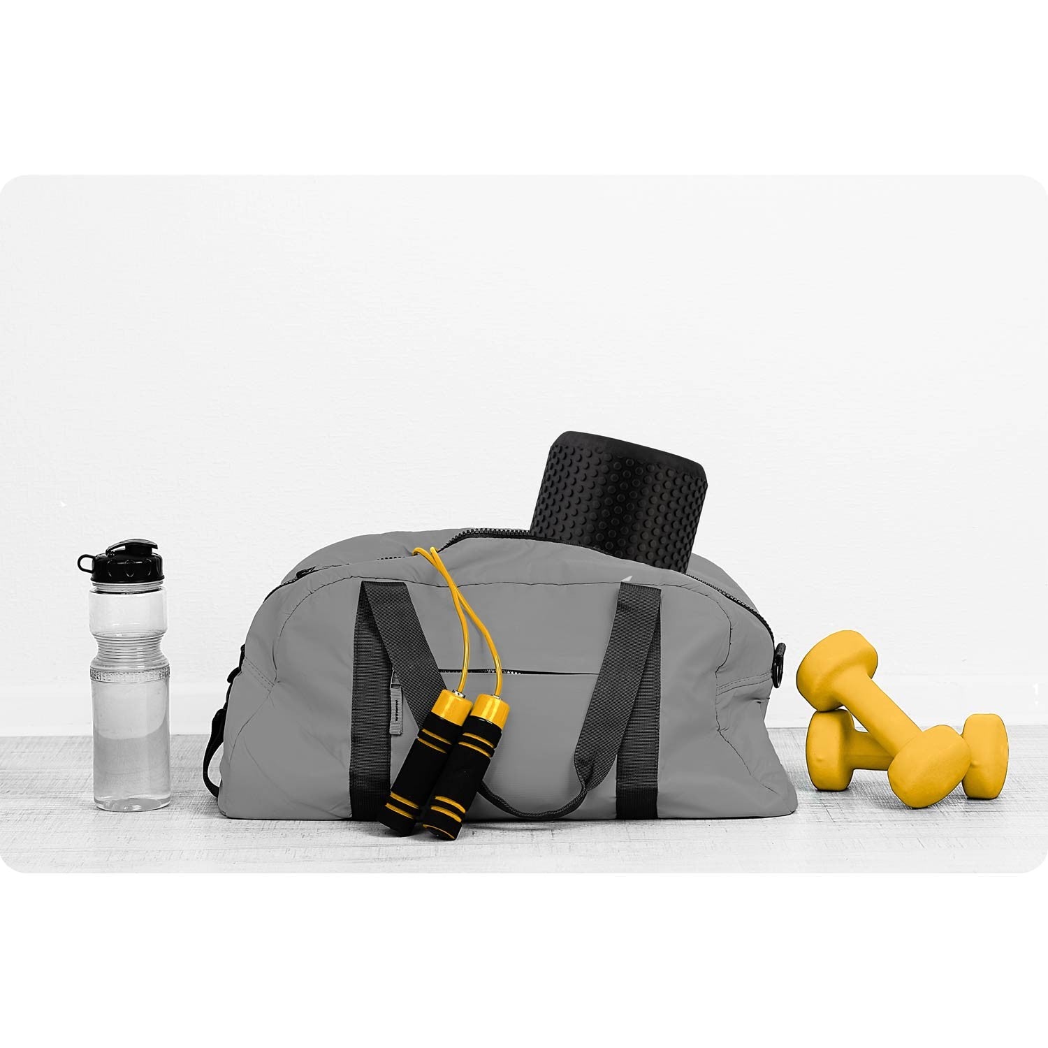 EVA NS-963 treniruočių ritinių ritinėlis juodas