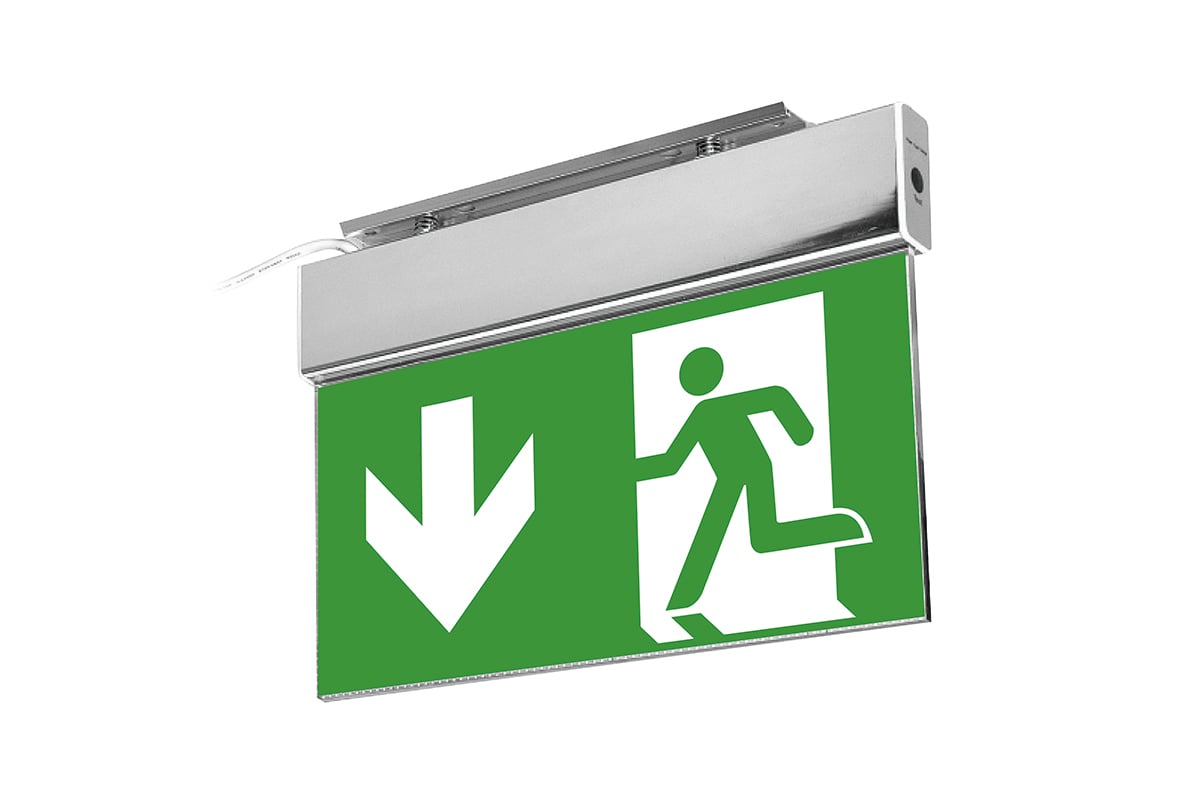 SALED-3 LED evakuacinis šviestuvas (3W, 6400K, IP 44, 900mAh)