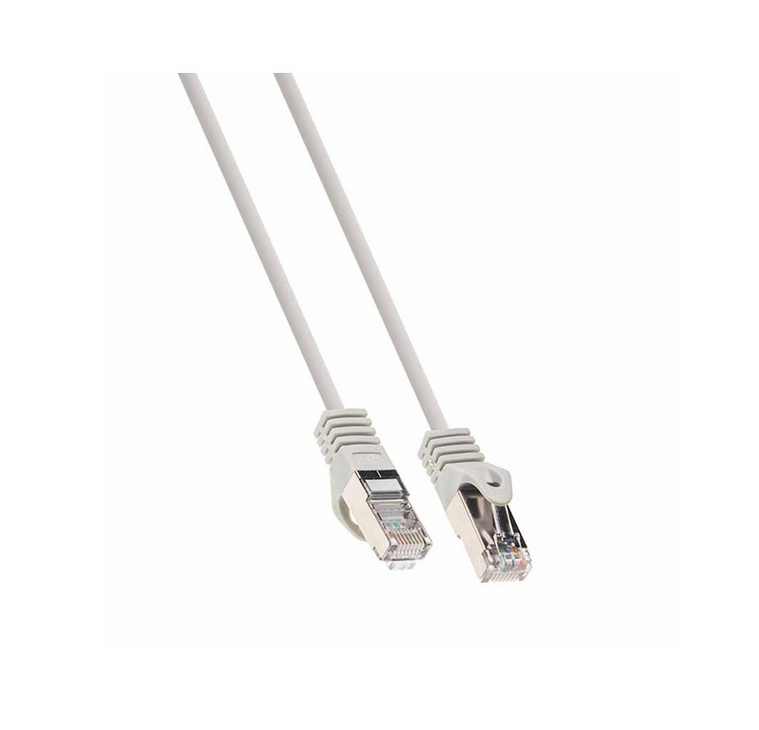 Patch kabelis (2m, SF/UTP, CAT5e, LSZH, pilkas)