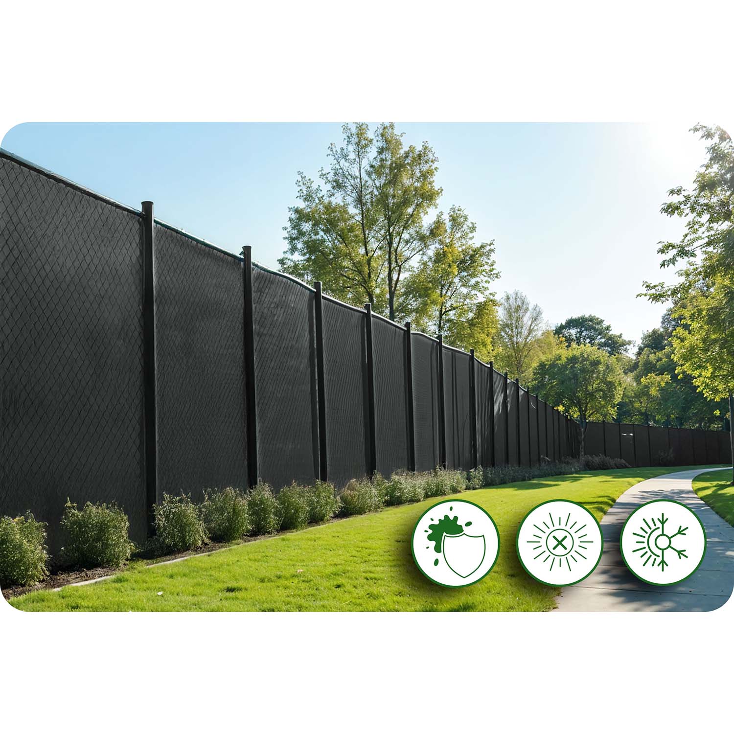 1,5x25 m 110 g/m2 + 50 pilkojo juostos