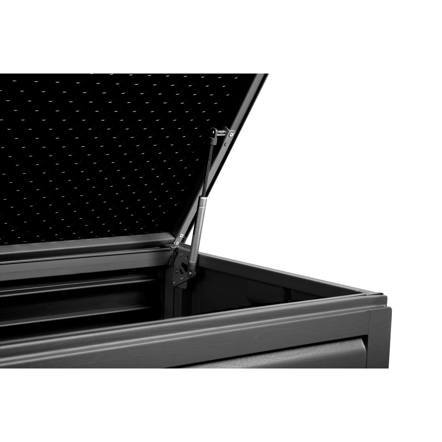 Sodo dėžutė 143 x 57 x 53,5 cm 390 litrų juodai pilka