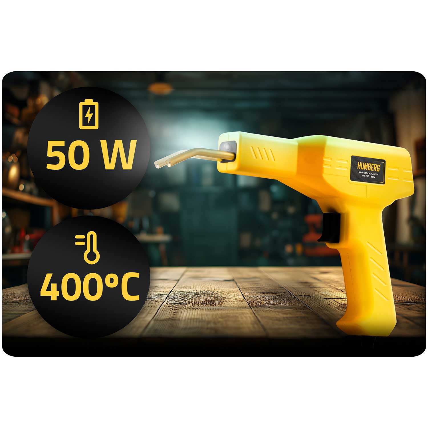 Plastikos suvirinimo mašina 50 W + 800 Humberg HM-292 spausdintuvai