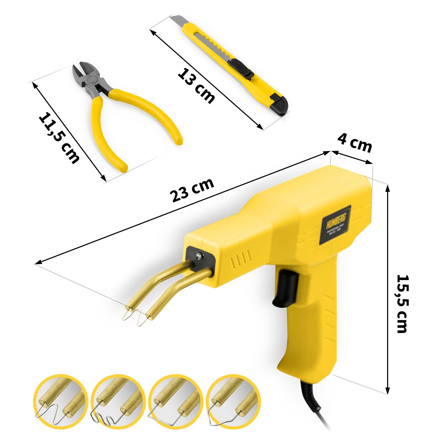 Plastikos suvirinimo mašina 50 W + 800 Humberg HM-292 spausdintuvai