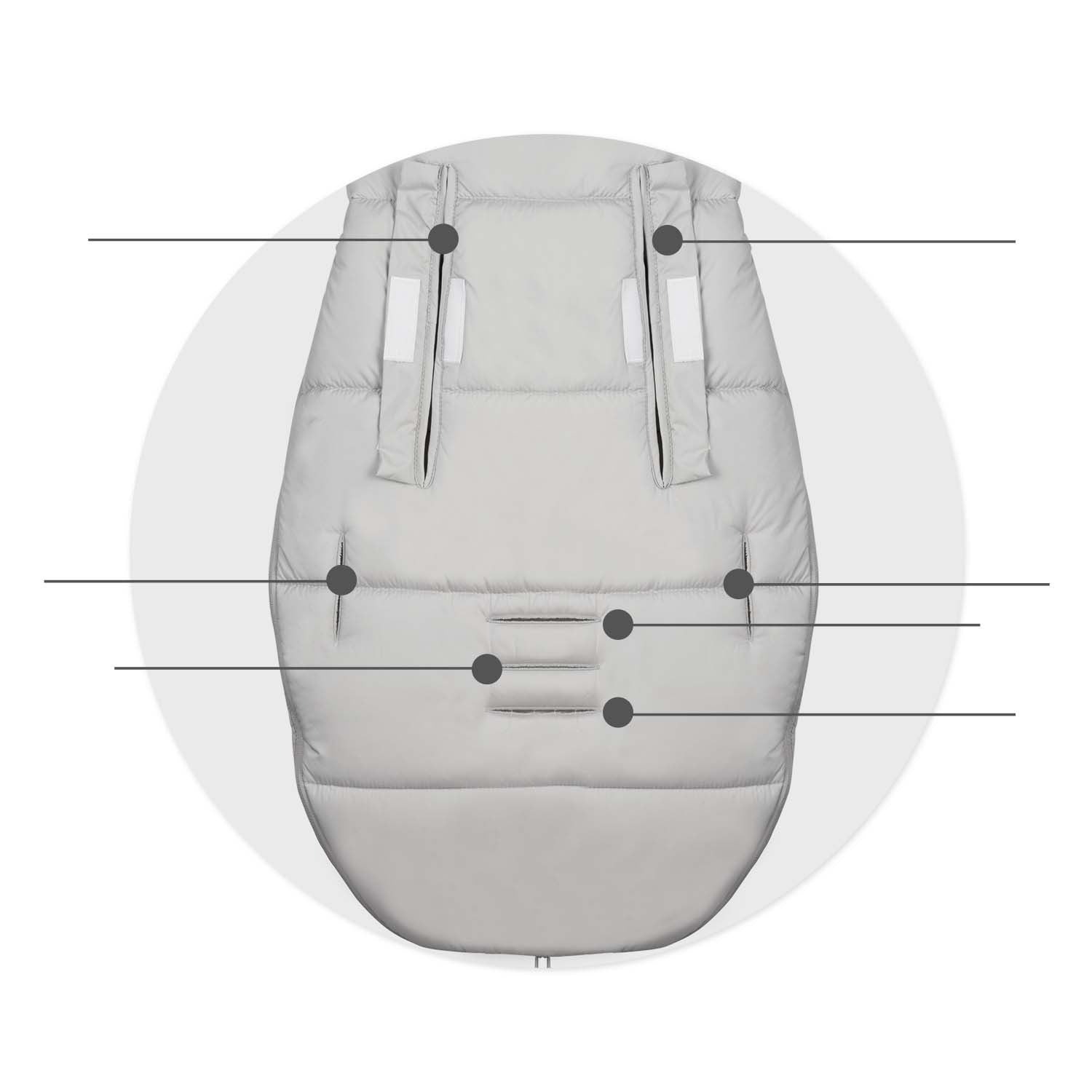 Krepšinio miegamieji maišeliai, Elmi Ricokids sleenai - pilka