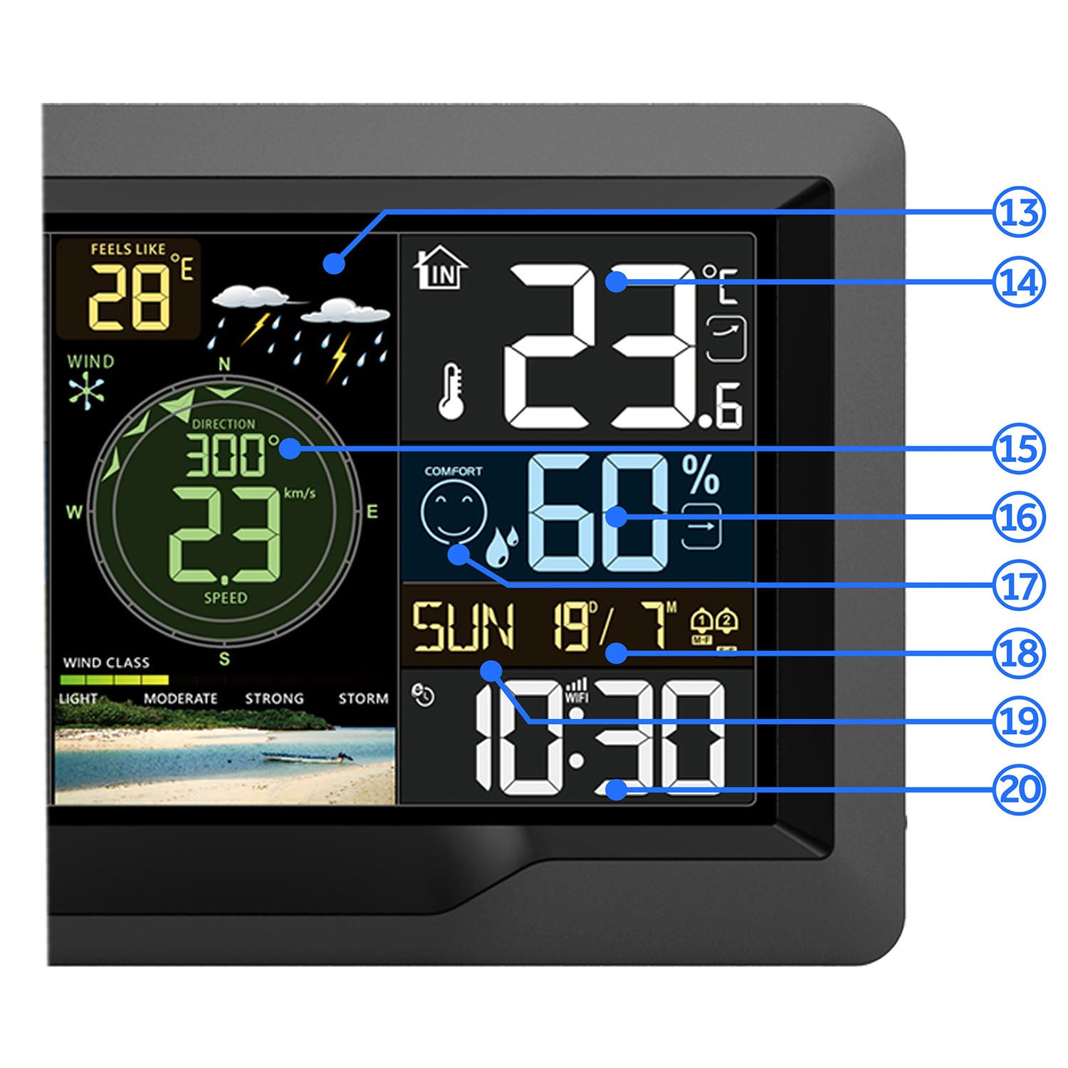 Vandenų ir lietaus stebėjimo stotis BD-914 juoda
