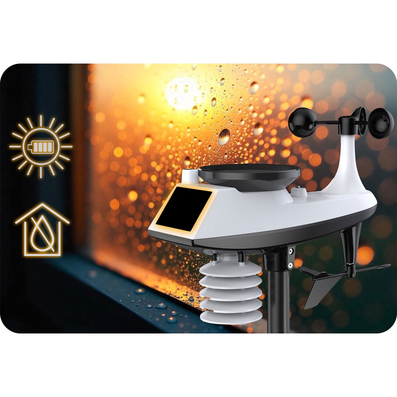 Vandenų ir lietaus stebėjimo stotis BD-914 juoda