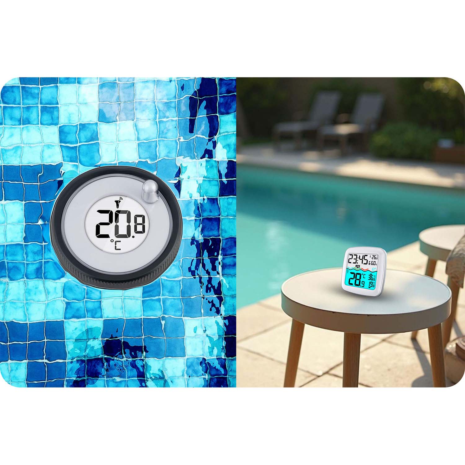 BD-913 baltos spalvos baseino jutiklio meteorologinė stotis