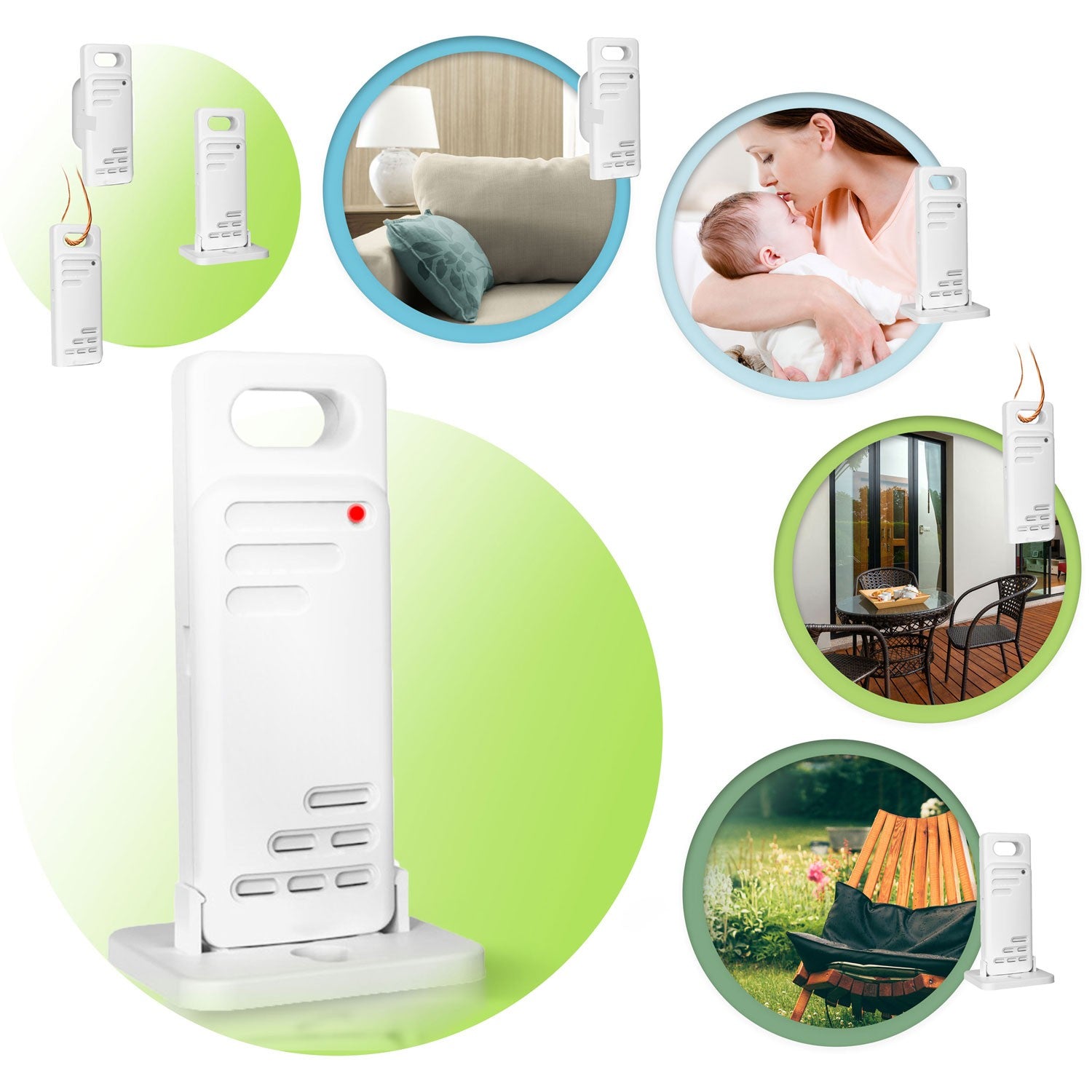 BD-900 baltojo ekrano meteorologijos stotis