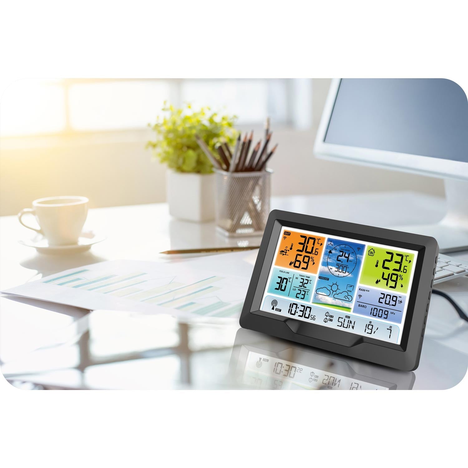 BD-905 grafito ekrano meteorologijos stotis