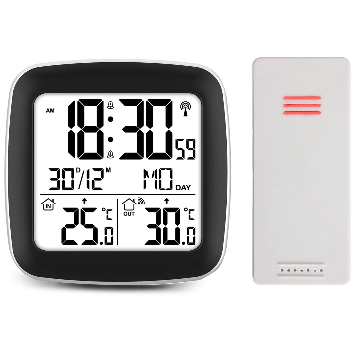 Meteorologinė stotis su sidabro ekranu BD-903