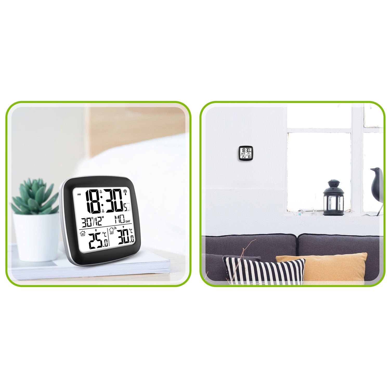 Meteorologinė stotis su sidabro ekranu BD-903