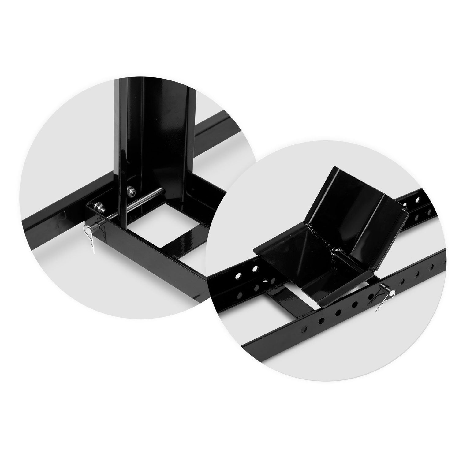 Motociklo stendai priekiniam ratui MT3 juodas