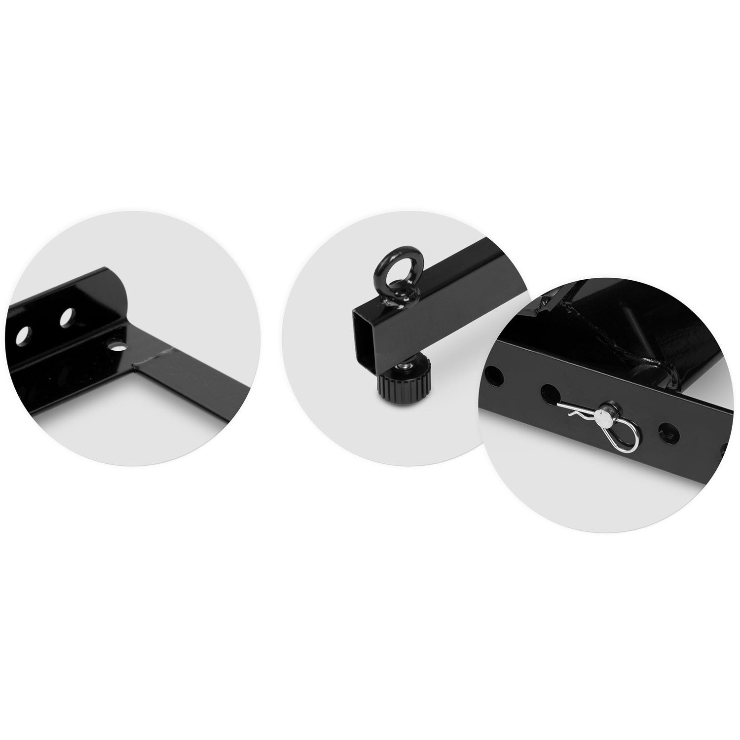 Motociklo stendai priekiniam ratui MT3 juodas