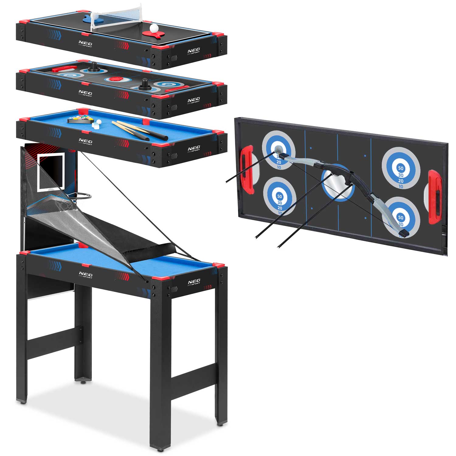 5v1 žaidimų stalas Neo-Sport NS-810