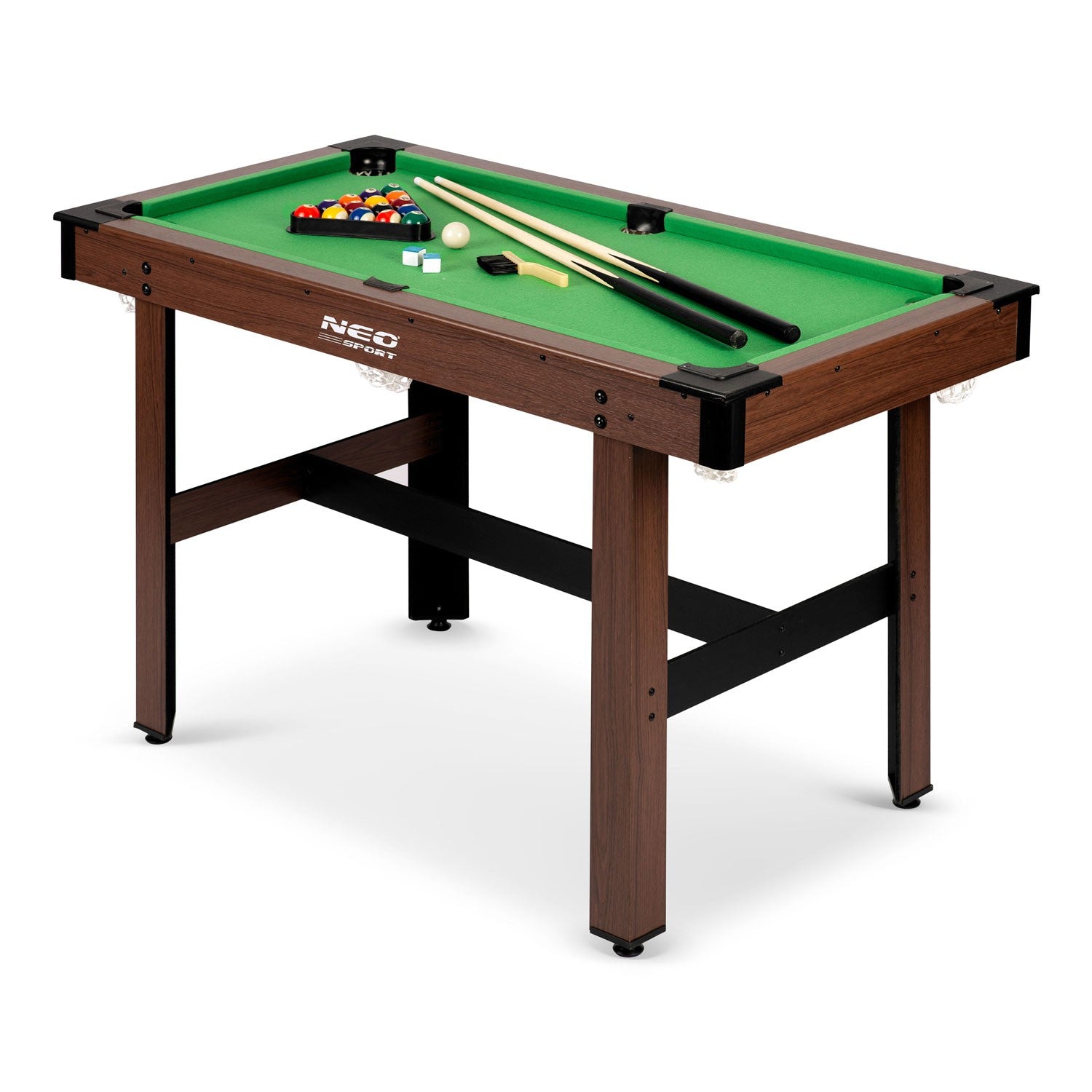 Biliardo stalas 122 x 61 x 76 cm NS-807 tamsiai ruda