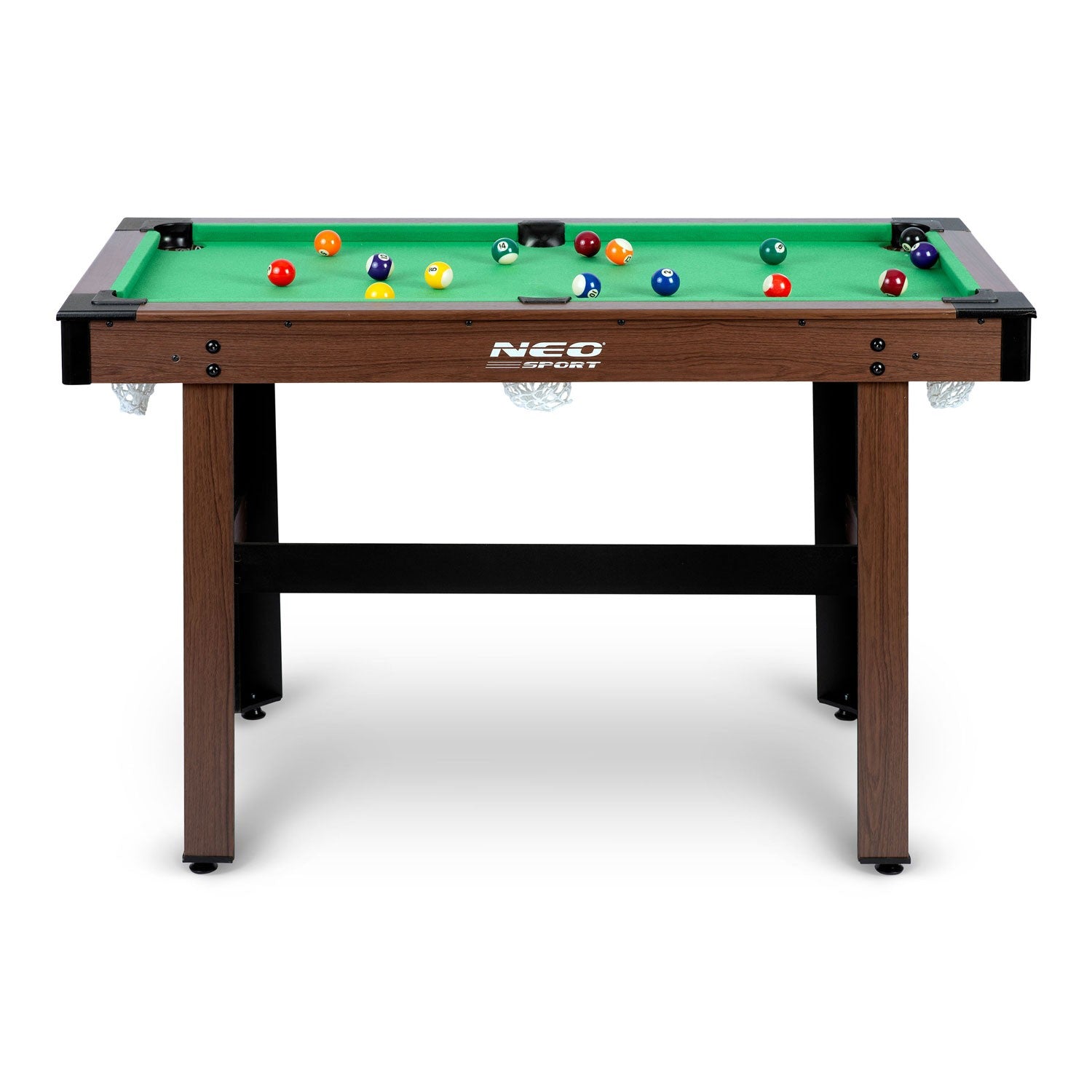 Biliardo stalas 122 x 61 x 76 cm NS-807 tamsiai ruda