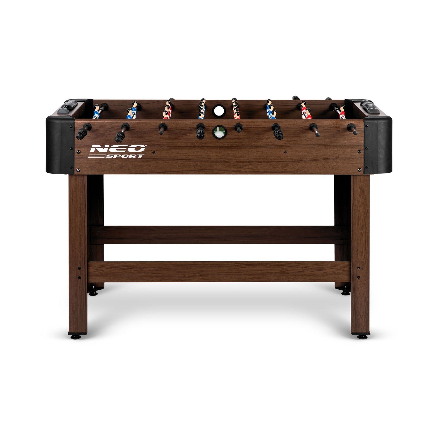 Neosport futbolo stalo 118x61x79 cm NS-804 tamsiai ruda