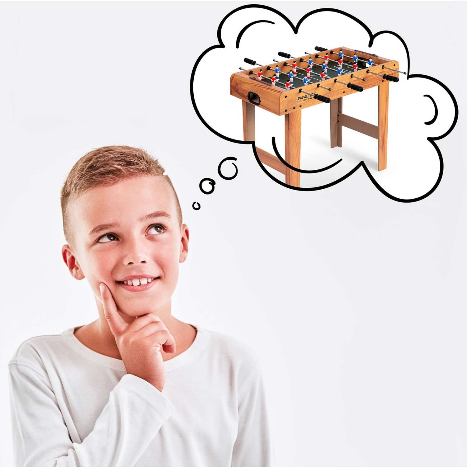 Neosport 70x37x62 cm NS-802 medinių futbolo stalo