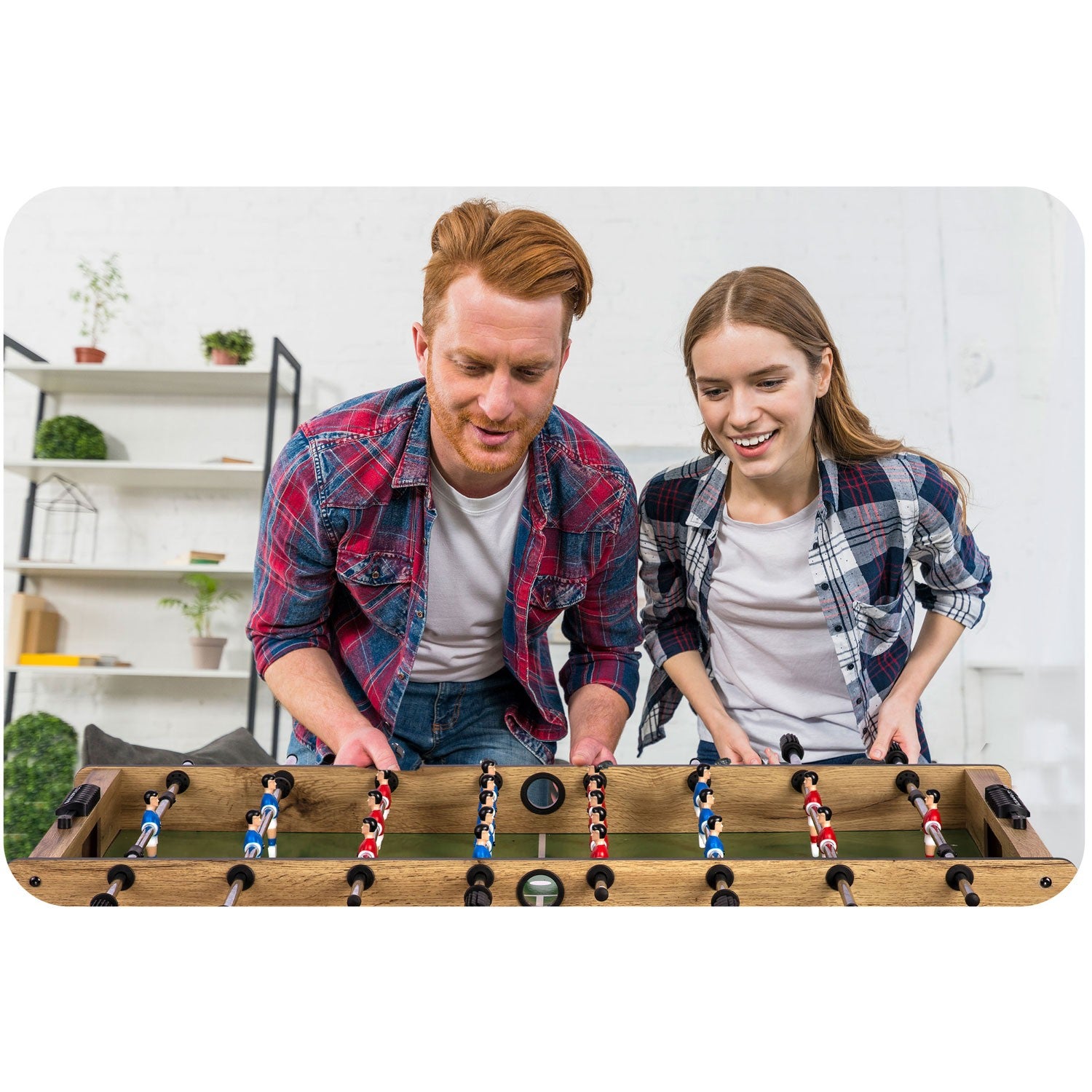 Neosport 118x61x79cm NS-805 medinis futbolo stalo