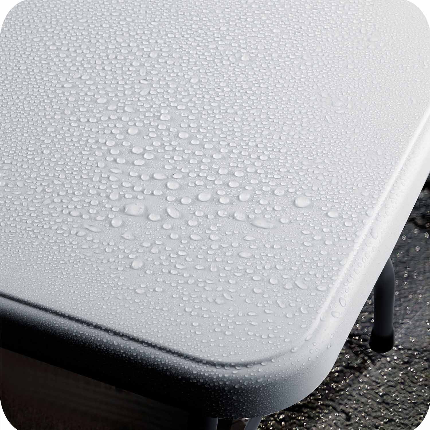 244 cm apvalomas sodinis stalas