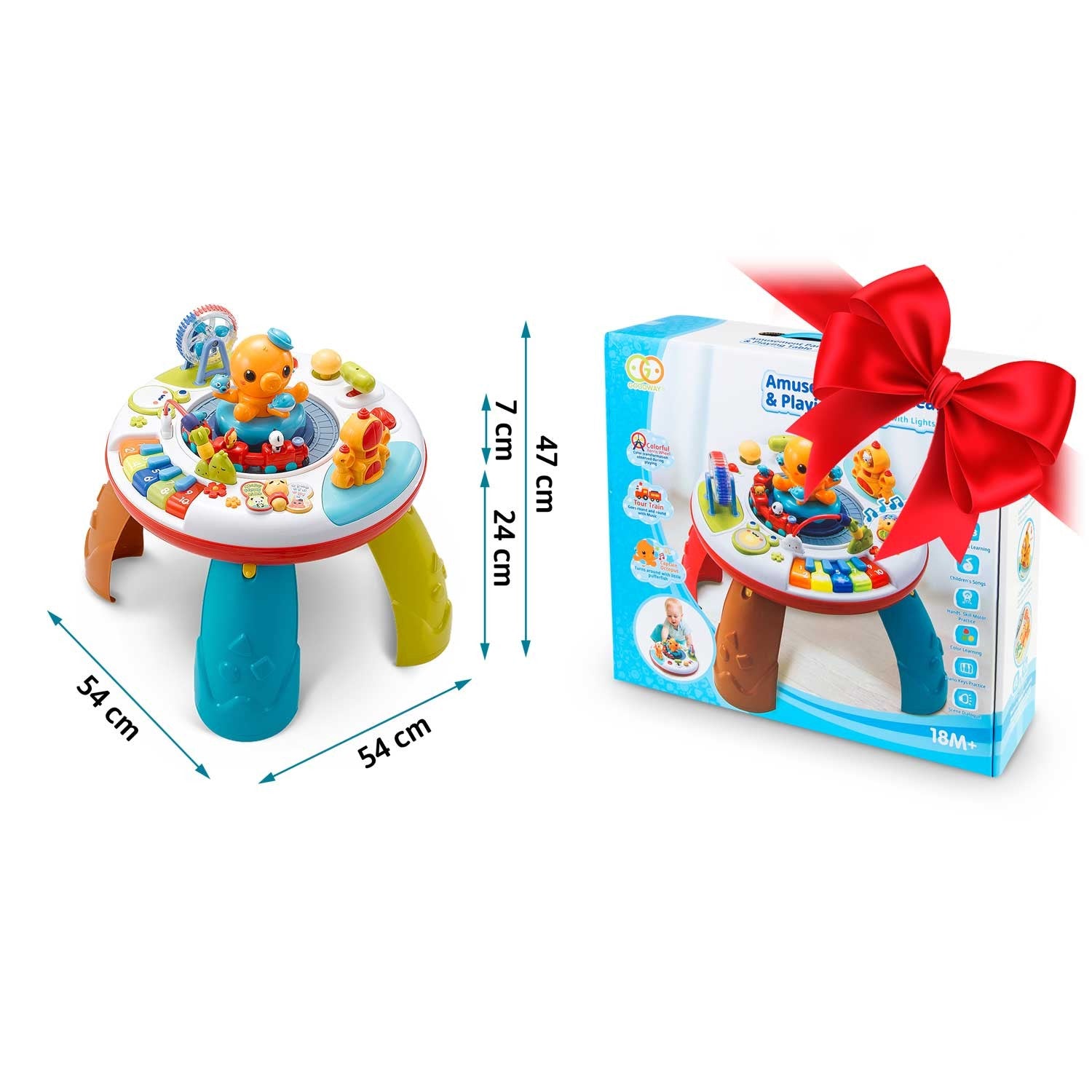 Ricokids 781800 muzikos ir garso mokymosi stalas