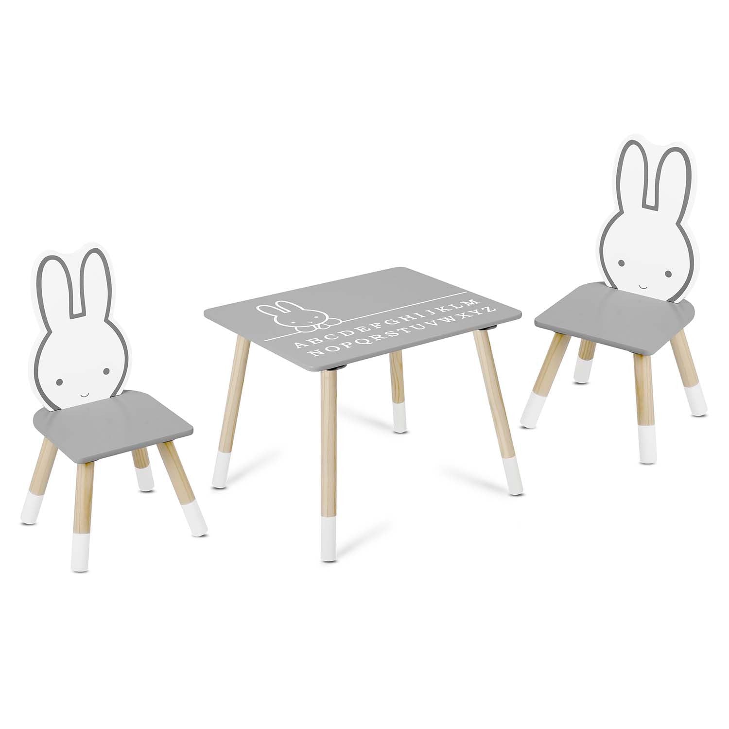 Vaikų stalo su dviem kėdėmis Ricokids RC-847 Rabbit