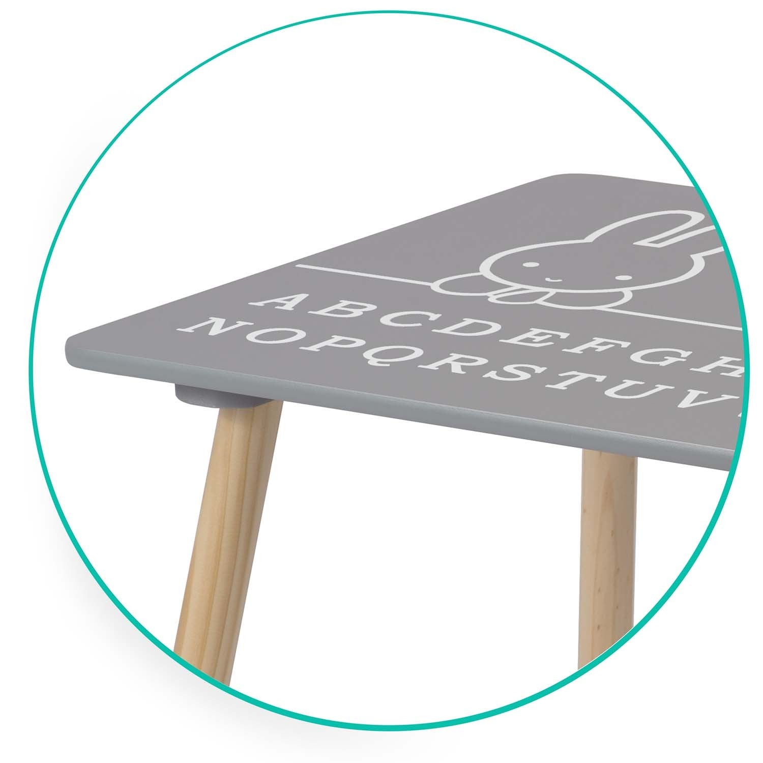 Vaikų stalo su dviem kėdėmis Ricokids RC-847 Rabbit