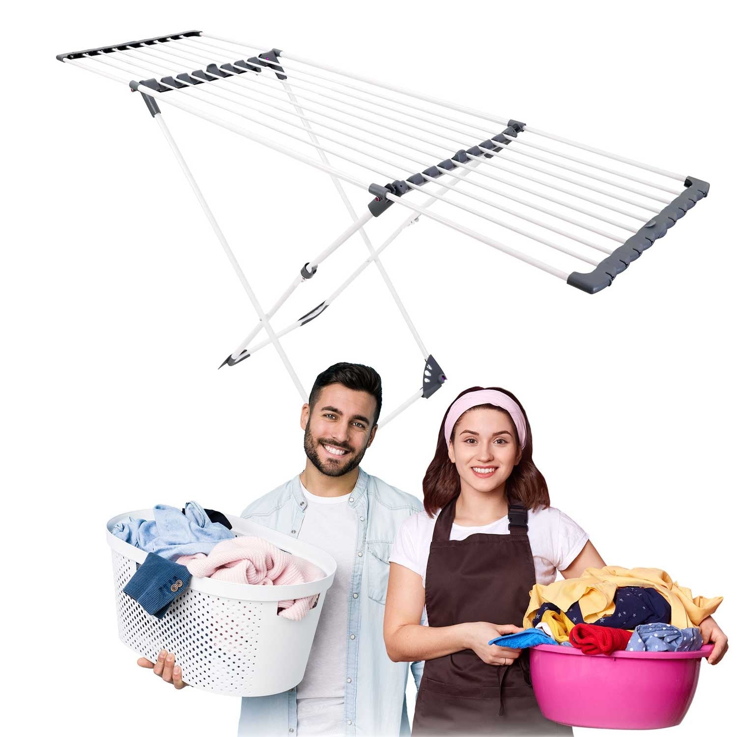 Teleskopiniai Ursula 20mb skalbimo džiovintuvai