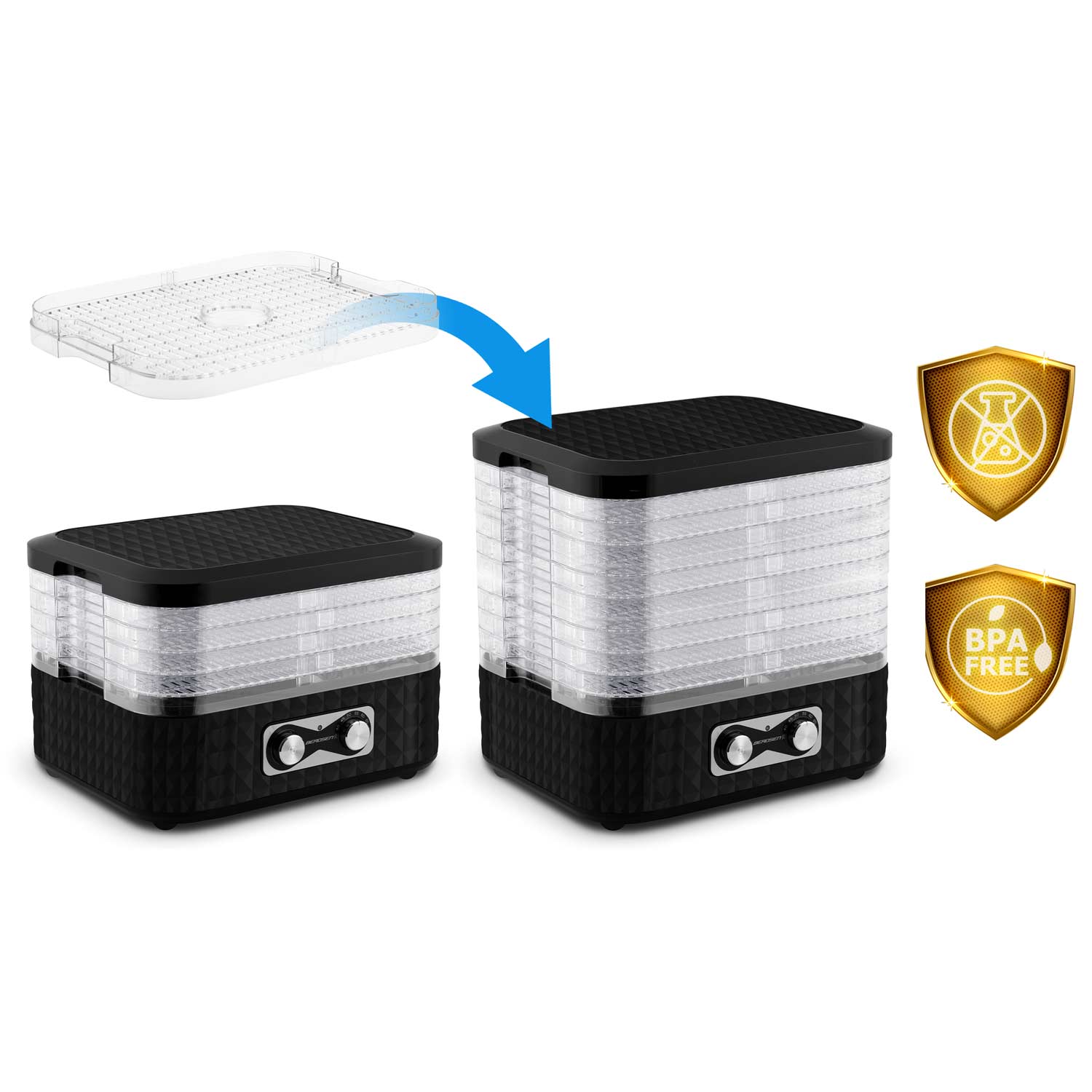 Maisto džiovintuvas Berdsen BD-692 juodas