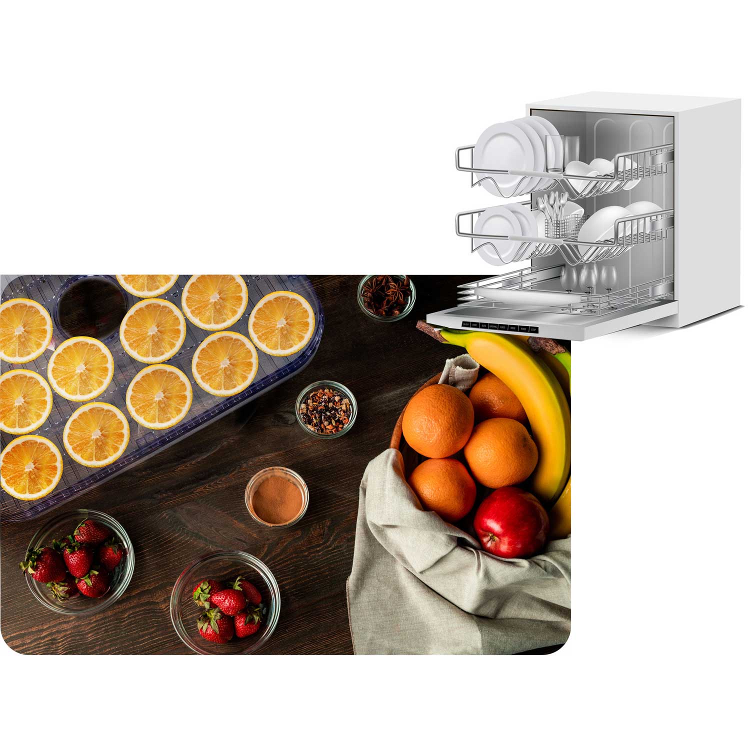 Maisto džiovintuvas Berdsen BD-692 juodas