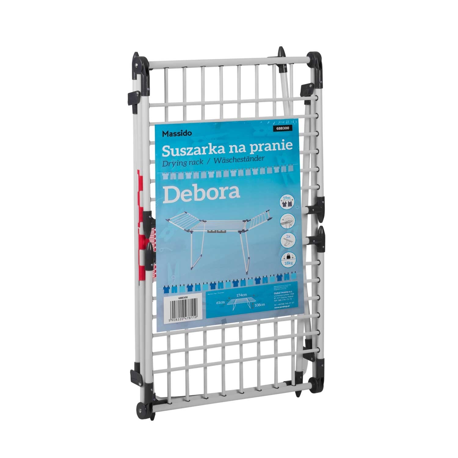 Deboros baltos 19 MB stovinčios skalbyklės