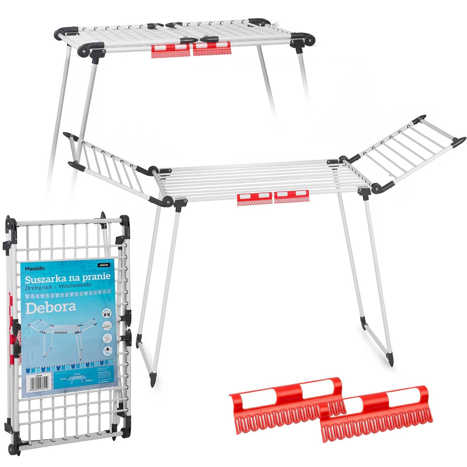 Deboros baltos 19 MB stovinčios skalbyklės