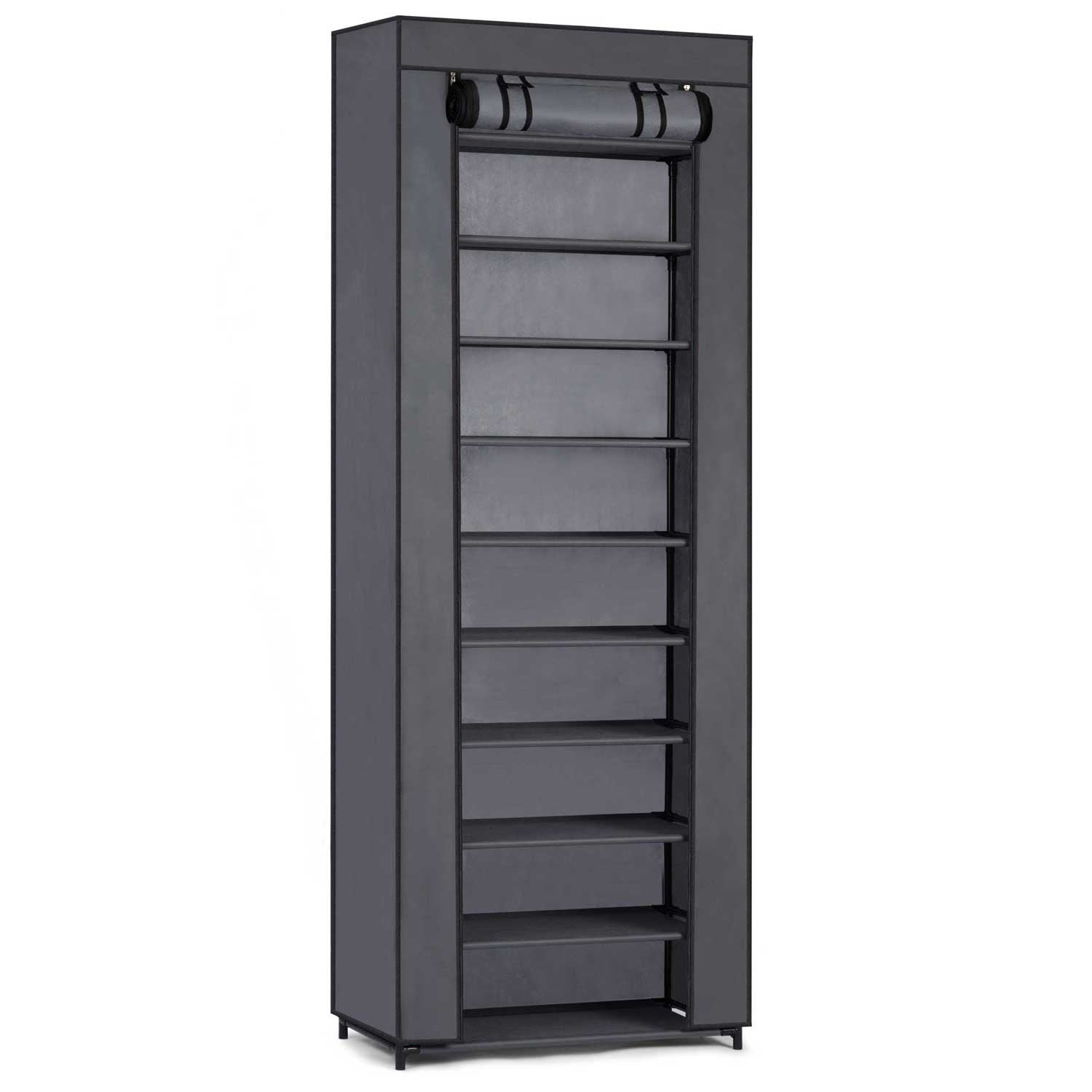 Massido grafitinių batų tekstilės spintelė