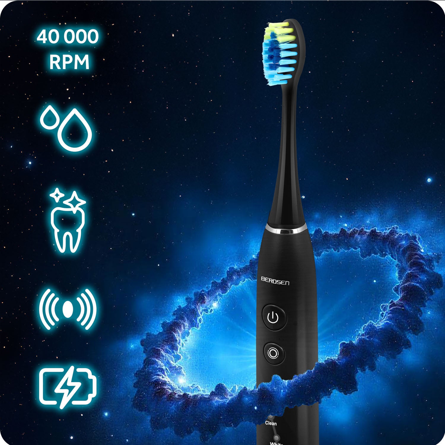 Berdsen Galaxy soninis dantų šepetėlis