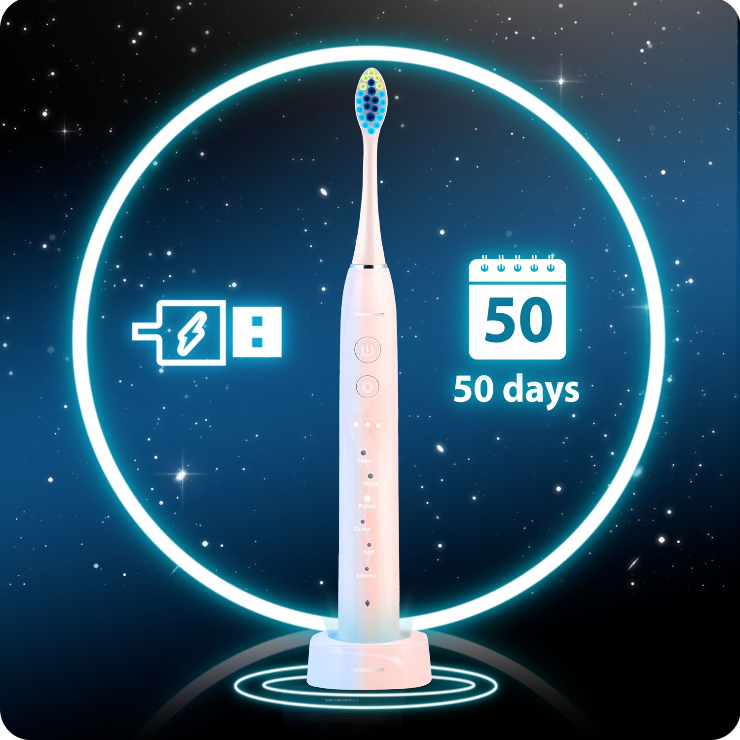 Berdsen Galaxy dantų rankšluostis