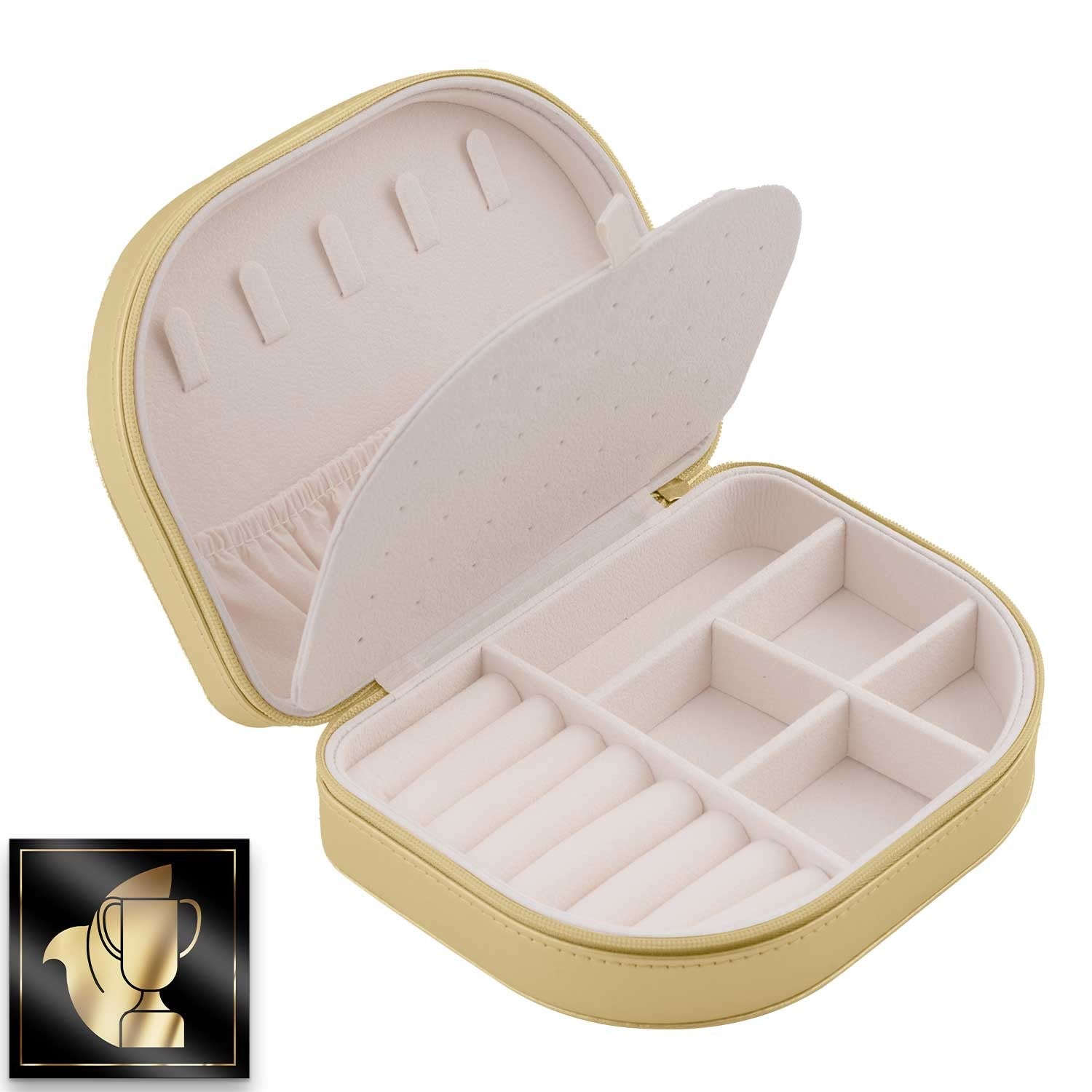 Masido MS-707 juvelyrinė dėžutė - aukso