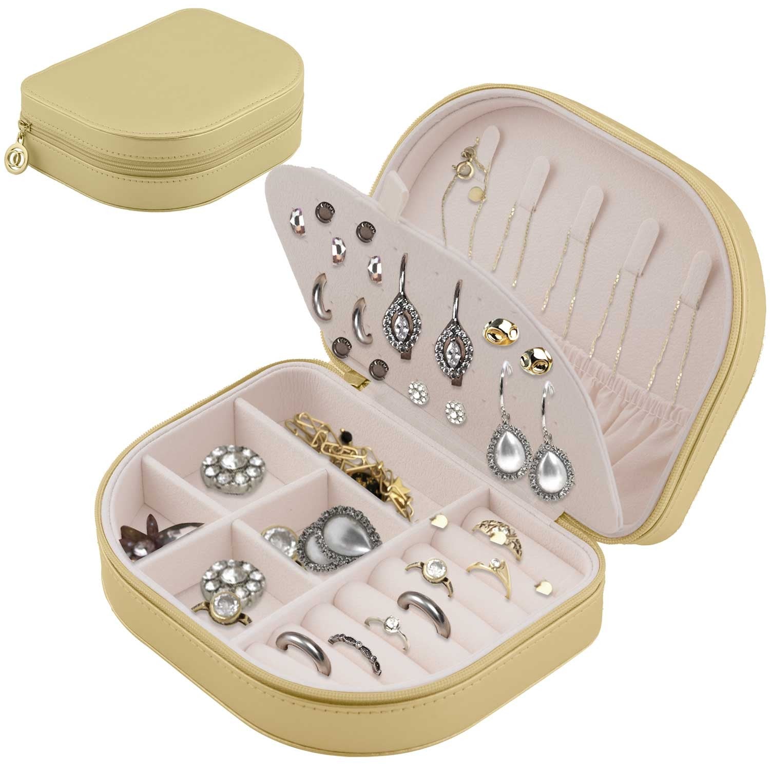 Masido MS-707 juvelyrinė dėžutė - aukso