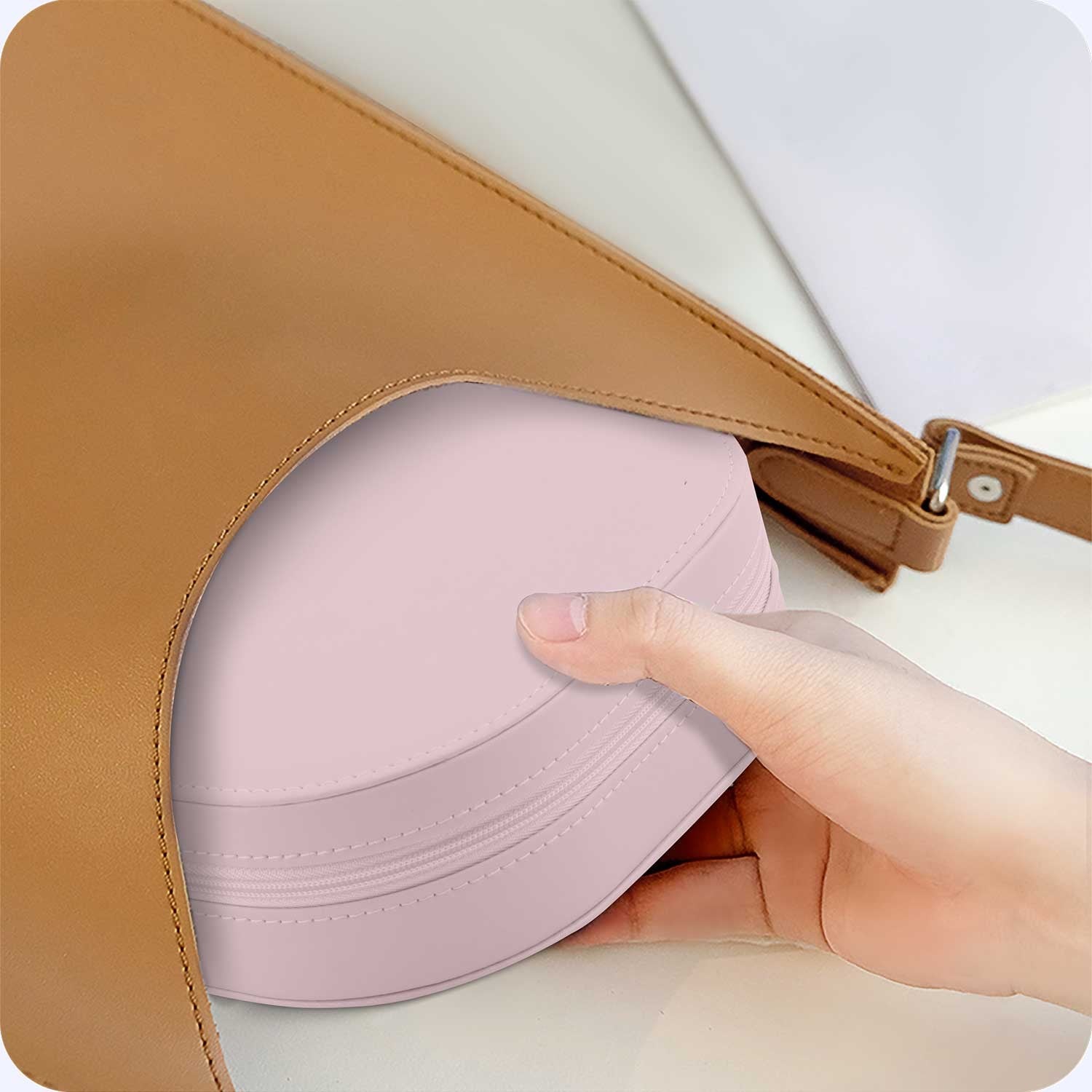 Massido MS-707 juvelyrinė dėžutė - rožinė